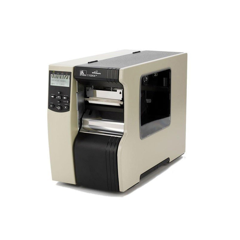 斑马Zebra 110Xi4(600dpi)工商用条码打印机金属标签打印机不干胶