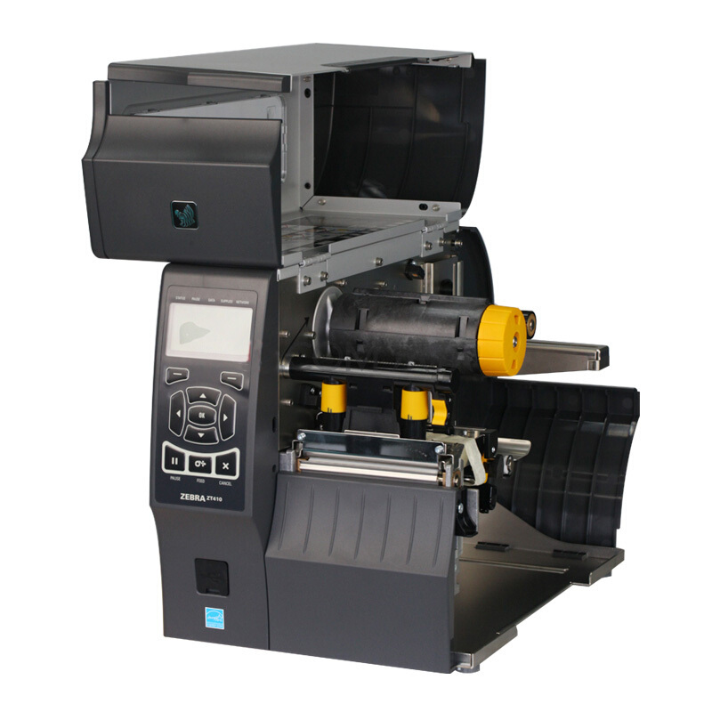 ZEBRA斑马ZT410 420工业级标签打印机热敏不干胶二维码透明门票条码机工厂物流600dpi小条形码碳带机RFID模块